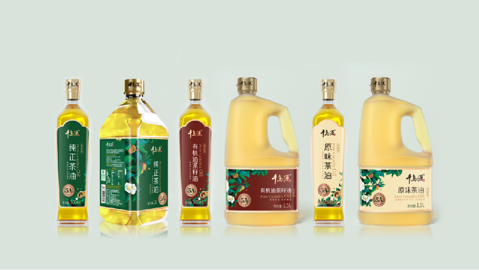 北京西林設(shè)計X千島源山茶油包裝設(shè)計新典范，山茶油璀璨包裝